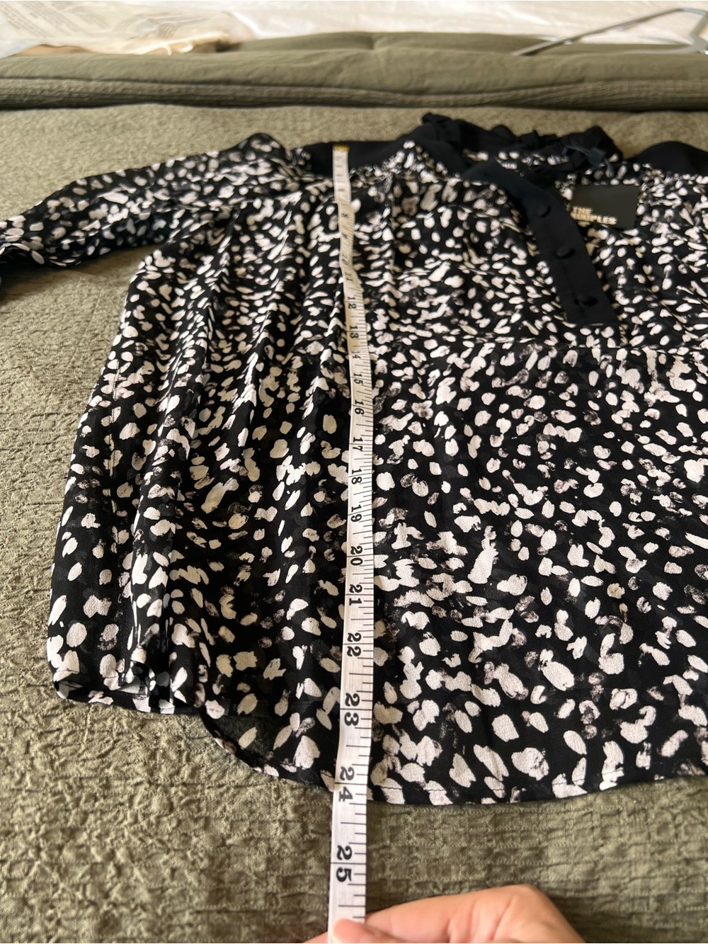 NWT - The Kooples Viscose Printed Grunge Leopard Sheer Blouse - Size 1 / S - Picture 8 of 8